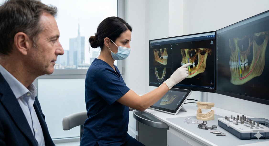 Implantologia a Milano: l'importanza di una diagnosi tecnica ordinata