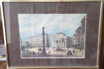stampa-vintage-piazza-della-borsa-trieste-colonna-leopoldo-da-marco-moro-anni-70