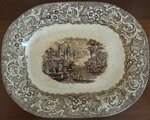 antica-zuppiera-inglese-con-piatto-ironstone-marrone-1850-transferware-staffordshire-leone-e-unicorno