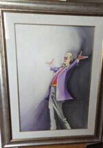 quadro-figurativo-clown-teatro-olio-su-tela-anni-80-90-con-cornice-argento