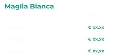 maglia bianca