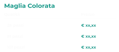 maglia colorata