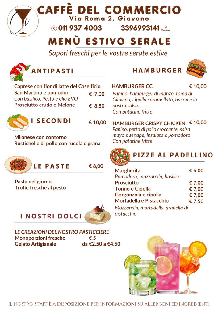 2026 - menu eventi serale (105 x 148.5 mm)