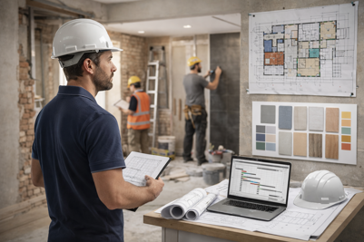 Coordinamento lavori chiavi in mano per appartamento a Milano