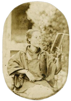 foto di Ine, figlia giapponese di von Siebold, prima donna medico