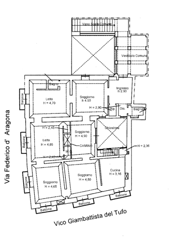 planimetria primo piano