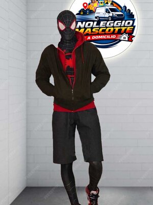 mascotte spiderman miles morales noleggio Calabria - Cosenza - Reggio Calabria - Rossano - Castrovillari - Cassano Allo ionio - Rende - Catanzaro - Cariati - altomonte