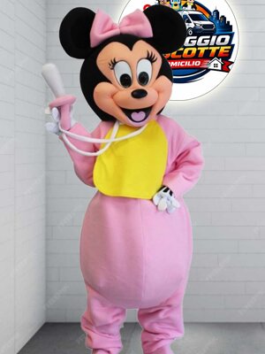 mascotte minnie baby noleggio Calabria - Cosenza - Reggio Calabria - Rossano - Castrovillari - Cassano Allo ionio - Rende - Catanzaro - Cariati - altomonte