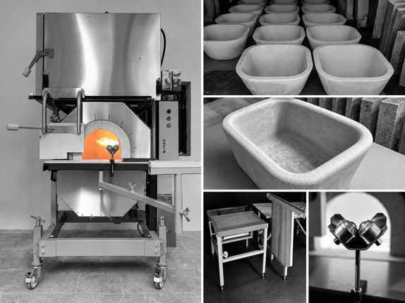 Flamingo, mobile glass studio