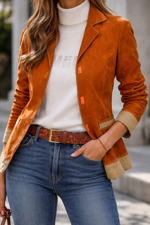 cintura-in-cuoio-marrone-stampata-con-decorazione-floreale-arancio