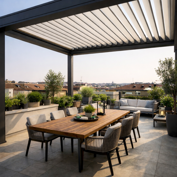 pergola bioclimatica su misura