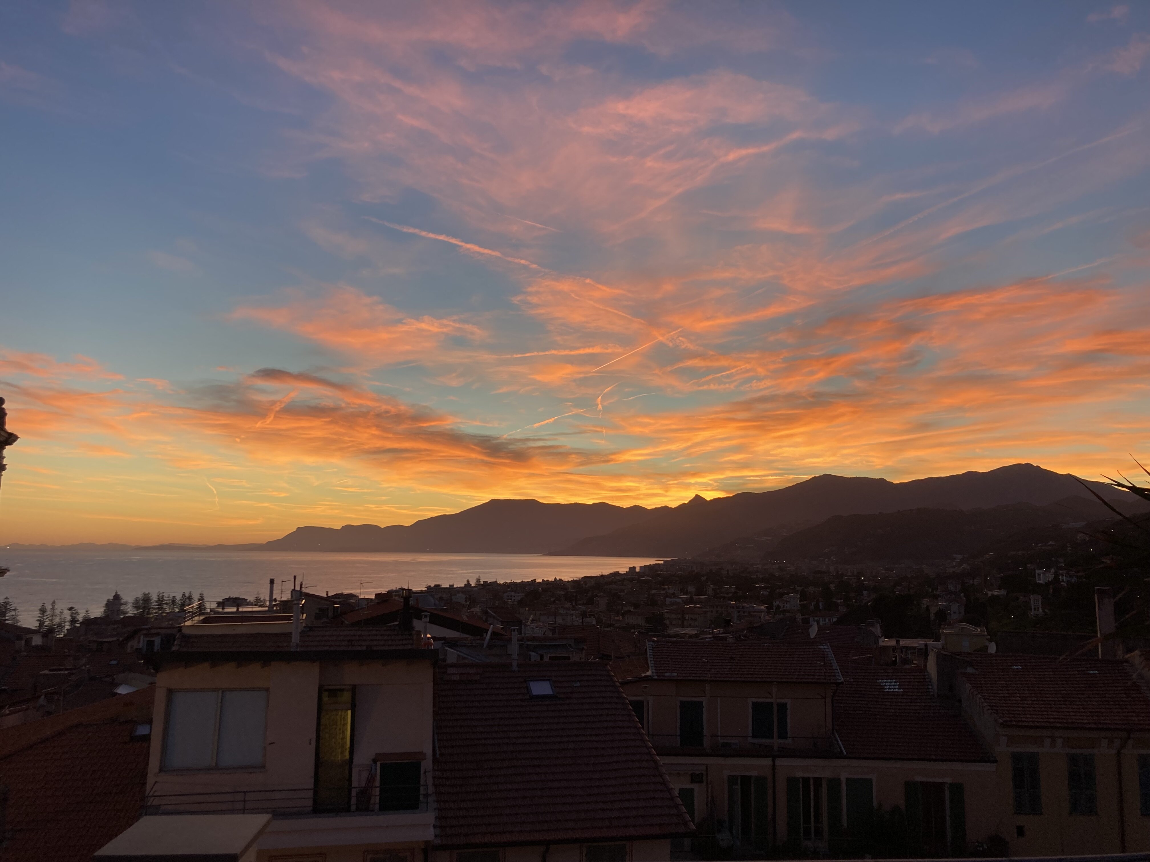 La magnifica vista dalla terrazza