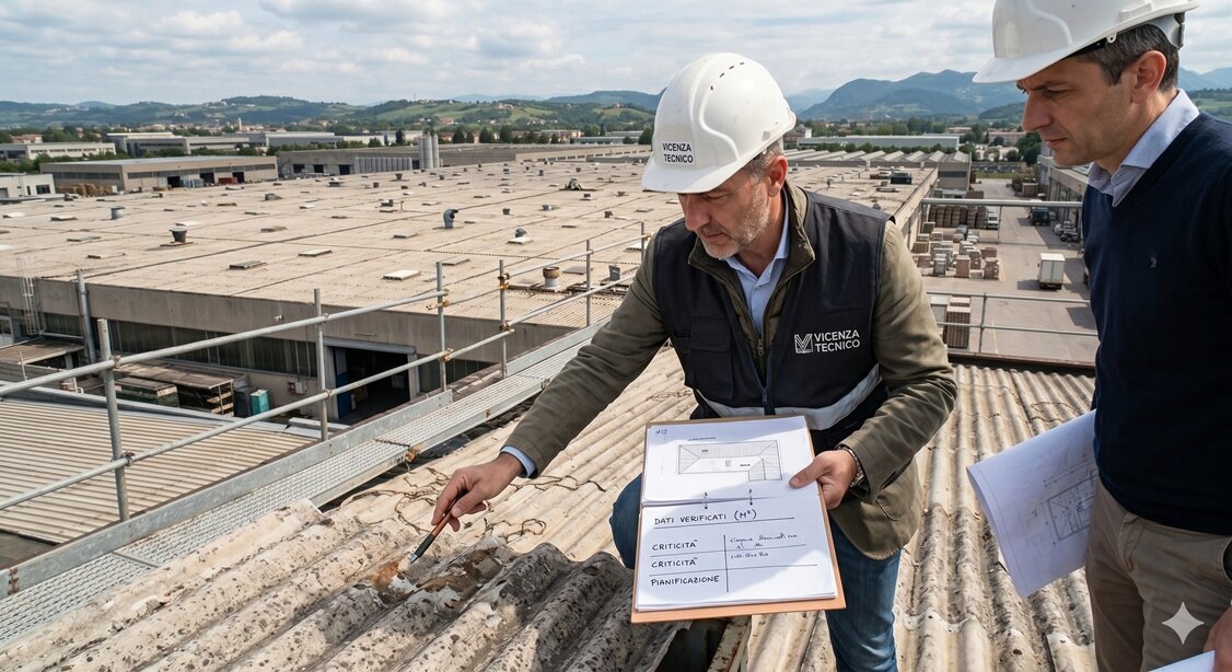 Preventivo Amianto: i 4 pilastri per valutare il tuo sopralluogo tecnico