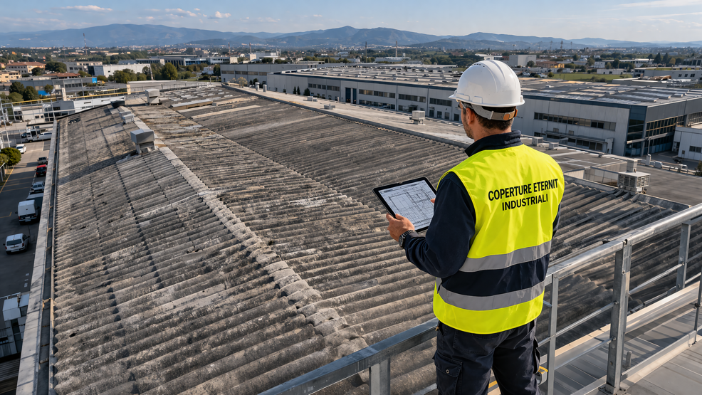 bonifica amianto copertura industriale