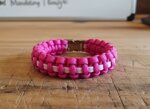 bracciale-paracord-550-fucsia-artigianale-con-chiusura-metallica