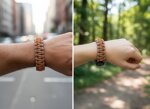 bracciale-paracord-550-artigianale-grigio-arancio-chiusura-in-metallo-fume