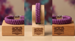 bracciale-in-paracord-viola-handmade-con-chiusura-in-metallo