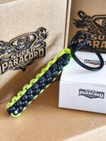 portachiavi-paracord-550-artigianale-nero-neon-stile-scooby-doo