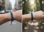 bracciale-in-paracord-550-blu-e-oro-artigianale-regolabile