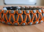 bracciale-paracord-550-artigianale-grigio-arancio-chiusura-in-metallo-fume