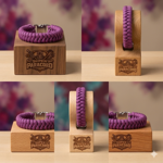 bracciale-in-paracord-viola-handmade-con-chiusura-in-metallo