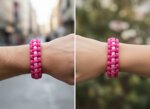 bracciale-paracord-550-fucsia-artigianale-con-chiusura-metallica
