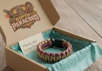 bracciale-artigianale-in-paracord-550-bicolore-oro-e-bordeaux