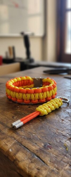 kit-survival-bracciale-portachiavi-super-paracord-sunset-edition