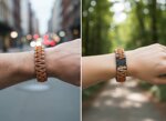 bracciale-paracord-550-artigianale-grigio-arancio-chiusura-in-metallo-fume