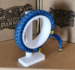 bracciale-in-paracord-550-blu-e-oro-artigianale-regolabile
