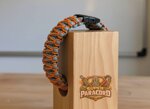 bracciale-paracord-550-artigianale-grigio-arancio-chiusura-in-metallo-fume