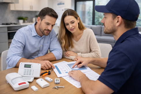 progettazione personalizzata impianto di sicurezza domestica