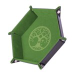 epic-forge-dice-tray-yggdrasil-green-tree-19-x-19-cm-velvet-and-leather