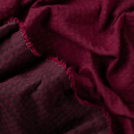 stretch-linen-burgundy-woven-relief-micro-check