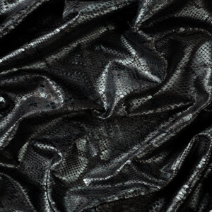 eco-leather-black-metallic-python-snake-skin-embossed