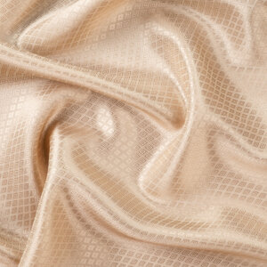 viscose-jacquard-lining-gold-cream-woven-diamond-pattern