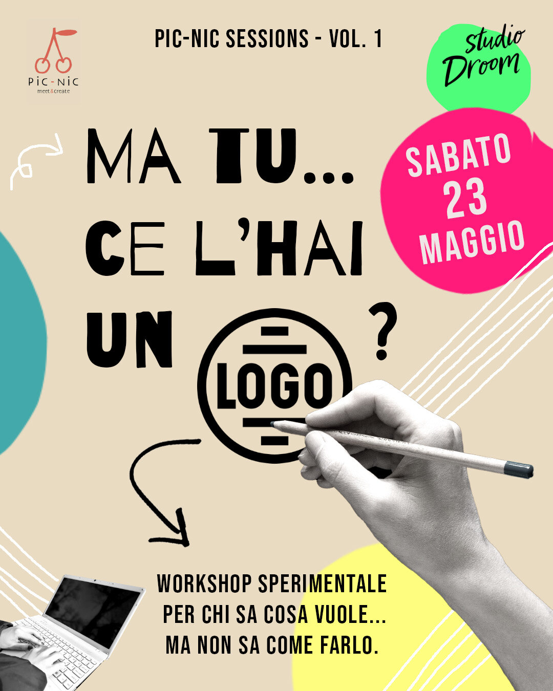 Ma tu ce l'hai un logo? Nuovissimo Workshop a Pic-nic studio