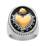 anello-uomo-chevalier-ovale-con-cuore-votivo-colore-oro-in-acciaio-brunito