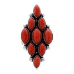 anello-etnico-thailandese-con-pietre-naturali-ovali-corallo-in-argento-925