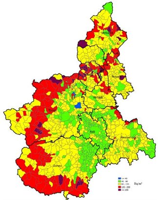 #radon #ambiente #Trieste #eliminare #esperto #gas #risanare #piemonte #zone prioritarie #regioni #italia