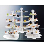 alzatina-flower-per-finger-food-e-coni-bianca