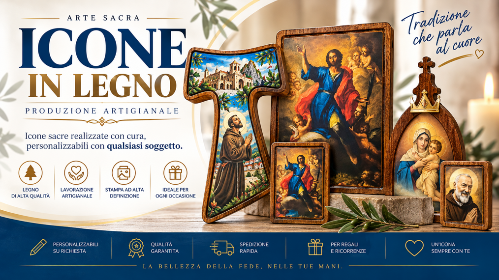 icone in legno grafica pagina