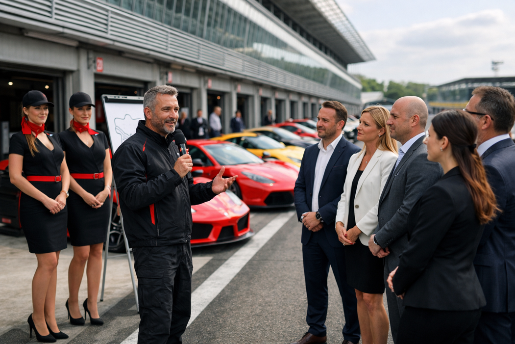 eventi aziendali in pista