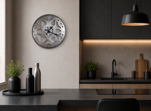 volano motore bmw orologio industrial in cucina REMADE IN FRANCIACORTA volano motore bmw orologio industrial in cucina REMADE IN FRANCIACORTA