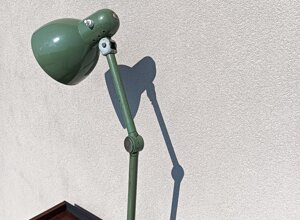 braccio snodato lampada anni 50/60 verde salvia remade in franciacorta braccio snodato lampada anni 50/60 verde salvia remade in franciacorta