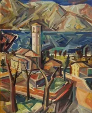 Interno della galleria d'arte Museo Simone Butti a Carpenedolo
