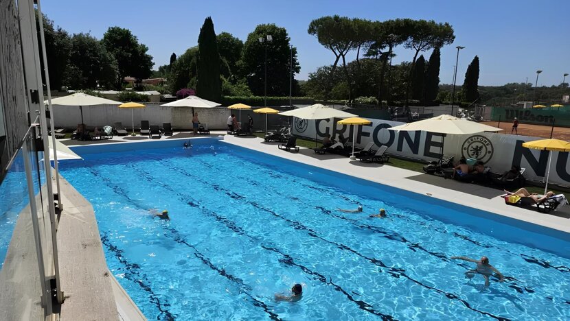 Piscina estiva scoperta Roma Pallanuoto