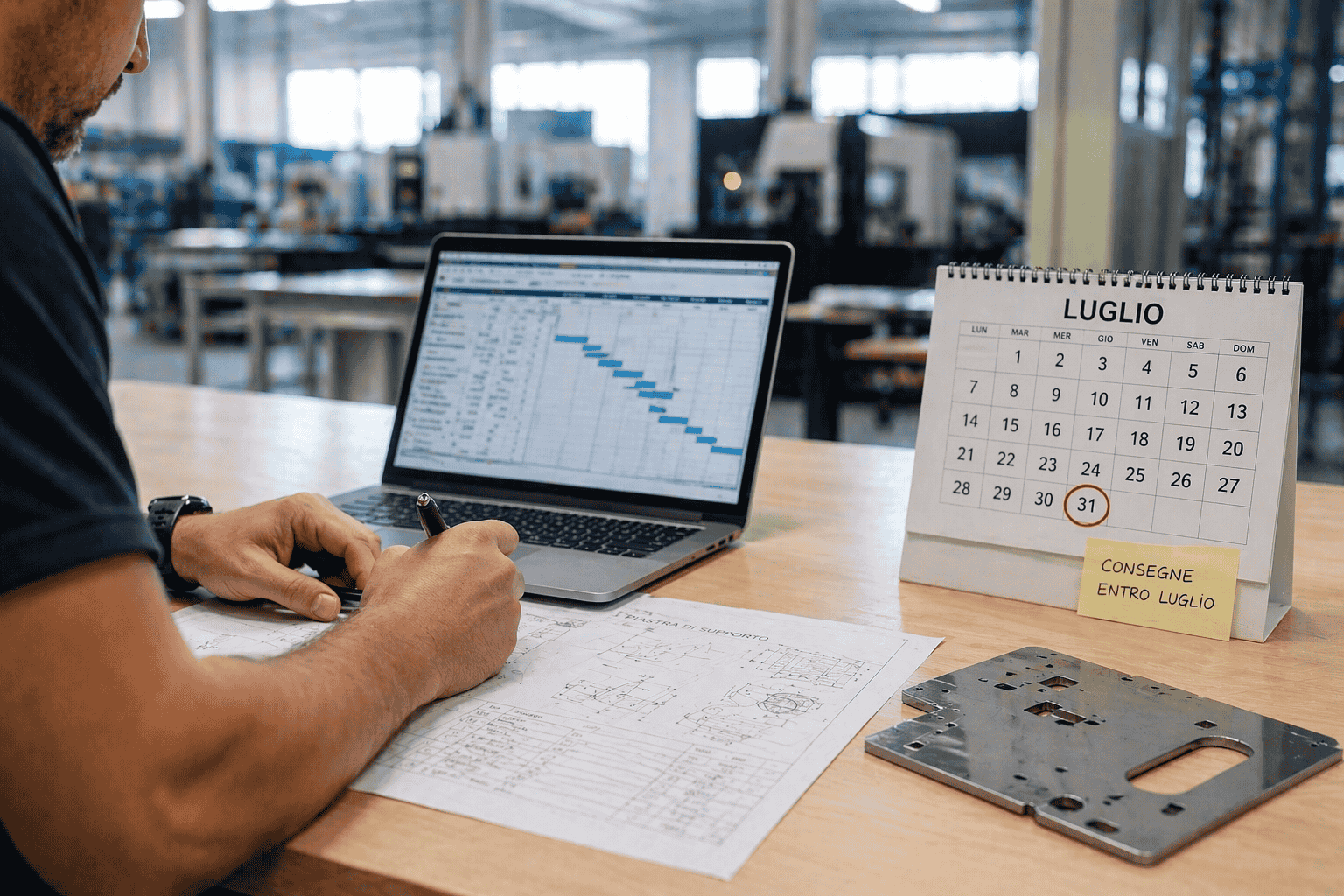 Preventivi su lamiera prima della pausa estiva: dati da inviare per non perdere giorni