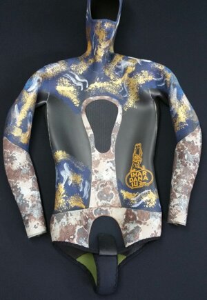 Muma subacquea mimetica liscio/spaccato neoprene