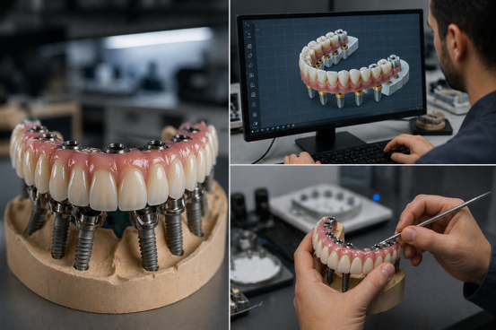 laboratorio CAD CAM protesi su impianti
